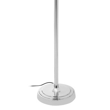 Orsina Myles Floor Lamp – Modern Silver Metal Mesh Industrial Lighting