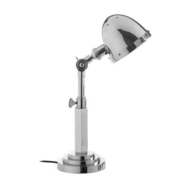Orsina Macon Modern Silver Desk Lamp – Adjustable Task Lighting