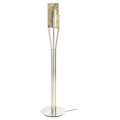 Orsina Relic Onyx Stone Floor Lamp – Modern Stainless Steel Lighting