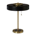 Orsina Rogano Table Lamp – Matte Black and Brushed Brass Metal