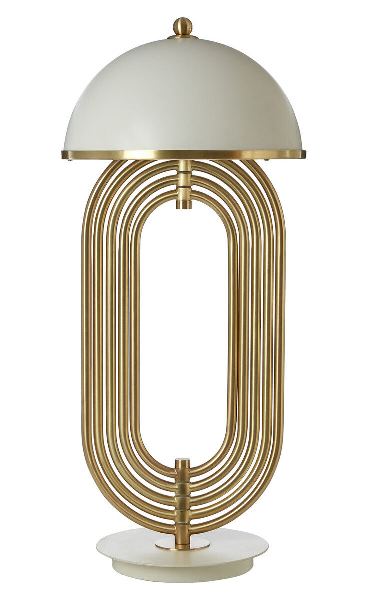 Orsina Metropolis Table Lamp – Modern Adjustable Desk Lamp with White Shade