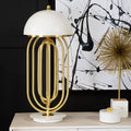 Orsina Metropolis Table Lamp – Modern Adjustable Desk Lamp with White Shade