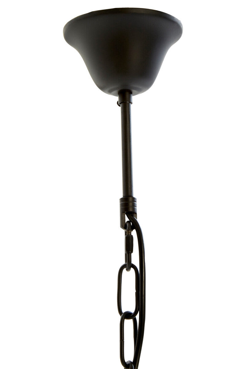 Orsina Censer Black Metallic Pendant Light – Adjustable Shutter Design