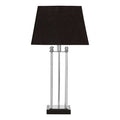 Orsina Hoffmann Table Lamp – Black Granite Base & Stainless Steel
