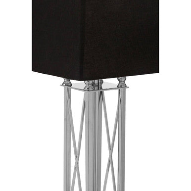 Orsina Hoffmann Table Lamp – Black Granite Base & Stainless Steel