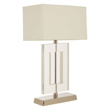 Orsina Laurel Table Lamp – Modern Acrylic and Stainless Steel Light