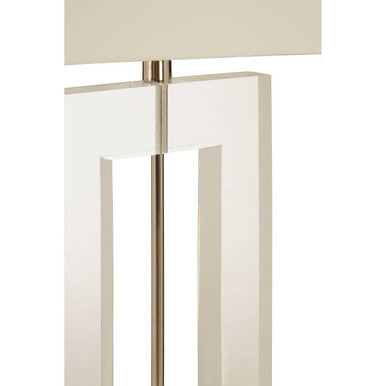 Orsina Laurel Table Lamp – Modern Acrylic and Stainless Steel Light