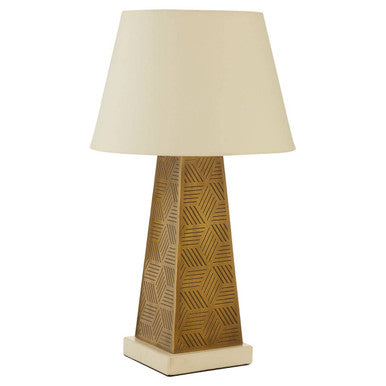 Orsina Berkley Marble Table Lamp – Modern Gold and White Iron Light