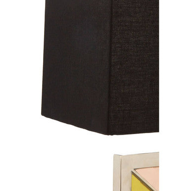 Orsina Arbus Table Lamp – Mirrored Mosaic Design with Black Marble Base