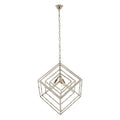 Orsina Kamara Geometric Chandelier – Polished Nickel Stainless Steel