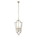 Orsina Venice Tapered Chandelier – 4-Light Nickel Stainless Steel