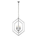 Orsina Venice Hexagonal Chandelier – Nickel Plated Stainless Steel