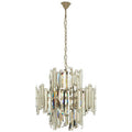 Orsina Kelona Small Crystal Chandelier – Silver Modern Ceiling Light