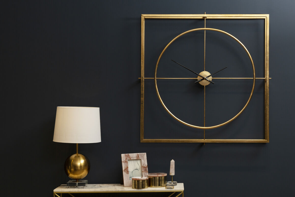 Orsina Zena Gold Sphere Table Lamp | Crystal Base & White Linen Shade