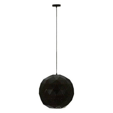 Orsina Mateo Medium Geometric Pendant Light | Black and Copper Steel