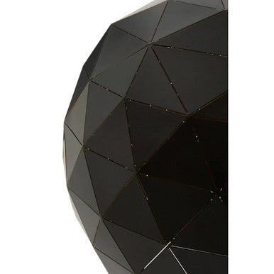 Orsina Mateo Large Geometric Pendant Light – Black and Copper Steel