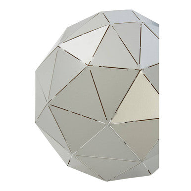 Orsina Mateo Silver Table Lamp – Modern Geometric Steel Desk Lamp