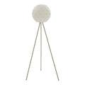 Orsina Mateo White Floor Lamp – Modern Steel Tripod Sculptural Light