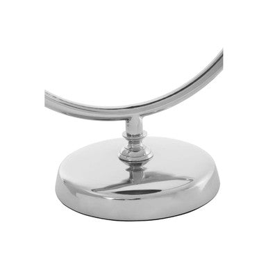 Orsina Macon Silver Metal Table Lamp – Modern Open Ring Design