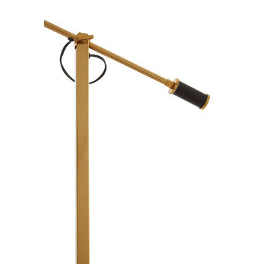 Orsina Mano Gold Table Lamp – Modern Metal Desk Lamp with Fabric Shade