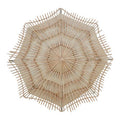 Orsina Hestina Large Rattan Woven Wall Light – Boho Coastal Sconce