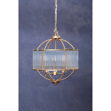 Orsina Abira Pendant Light – Modern Silver Metal and Glass Lamp