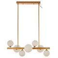Orsina Abira Bronze 7-Light Pendant Lamp – Modern Asymmetric Fixture