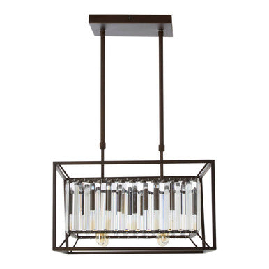 Orsina Akiko 4-Bulb Matte Black Flush Mount Ceiling Light | Glass