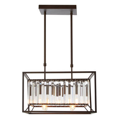 Orsina Akiko 4-Bulb Matte Black Flush Mount Ceiling Light | Glass