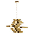 Orsina Alana 5-Bulb Gold Pendant Lamp – Titanium Iron Chandelier