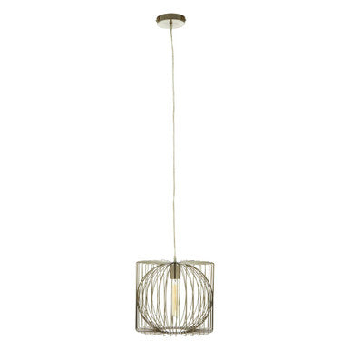 Orsina Aselo Silver Pendant Light – Modern Iron Openwork Chandelier
