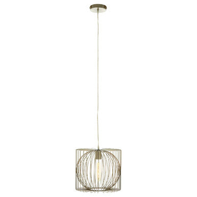 Orsina Aselo Silver Pendant Light – Modern Iron Openwork Chandelier