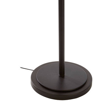 Orsina Waldorf Art Deco Floor Lamp – Bronze & Diamond Glass Shade