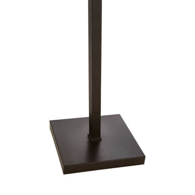 Orsina Waldorf Square Art Deco Floor Lamp – Bronze & Geometric Glass