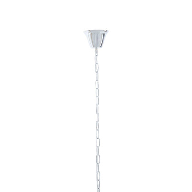 Orsina Lerici 2-Tier Chrome Pendant Light – 6-Light Modern Chandelier