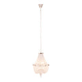 Orsina Lerici 6-Light Chrome Pendant – 39cm Modern Chain Chandelier