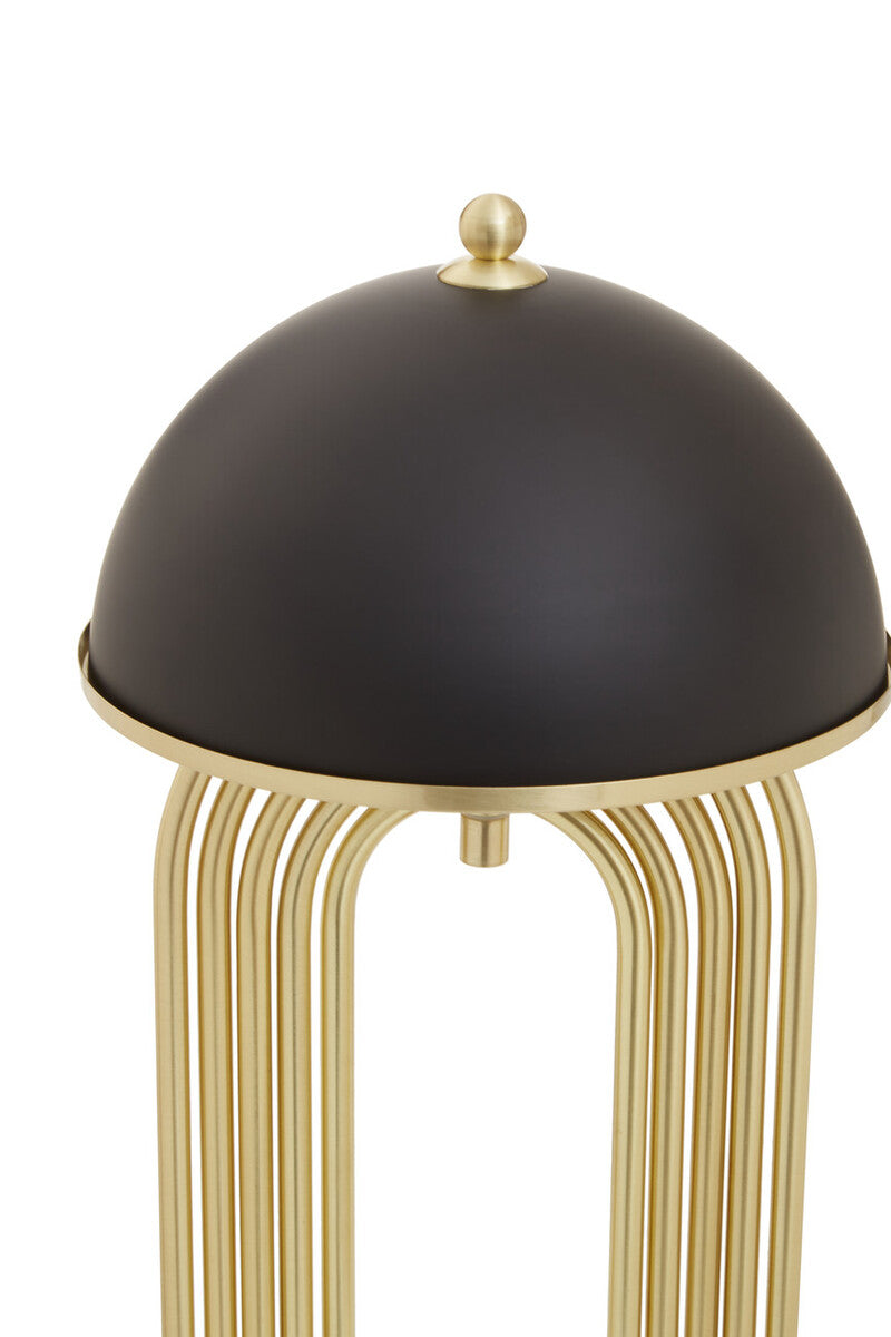 Orsina Metropolis Metal Desk Lamp – Modern Task Light with Black Shade
