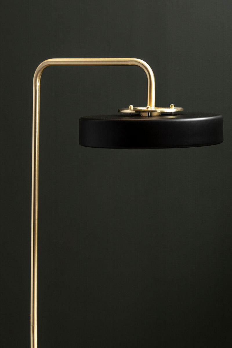 Orsina Rogano Floor Lamp – Modern Gold and Black Minimalist Lighting