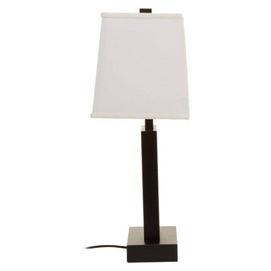 Orsina Leora Table Lamp – Minimalist Black Metal Sculptural Lighting