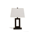 Orsina Leora Table Lamp – Minimalist Black Metal Sculptural Lighting