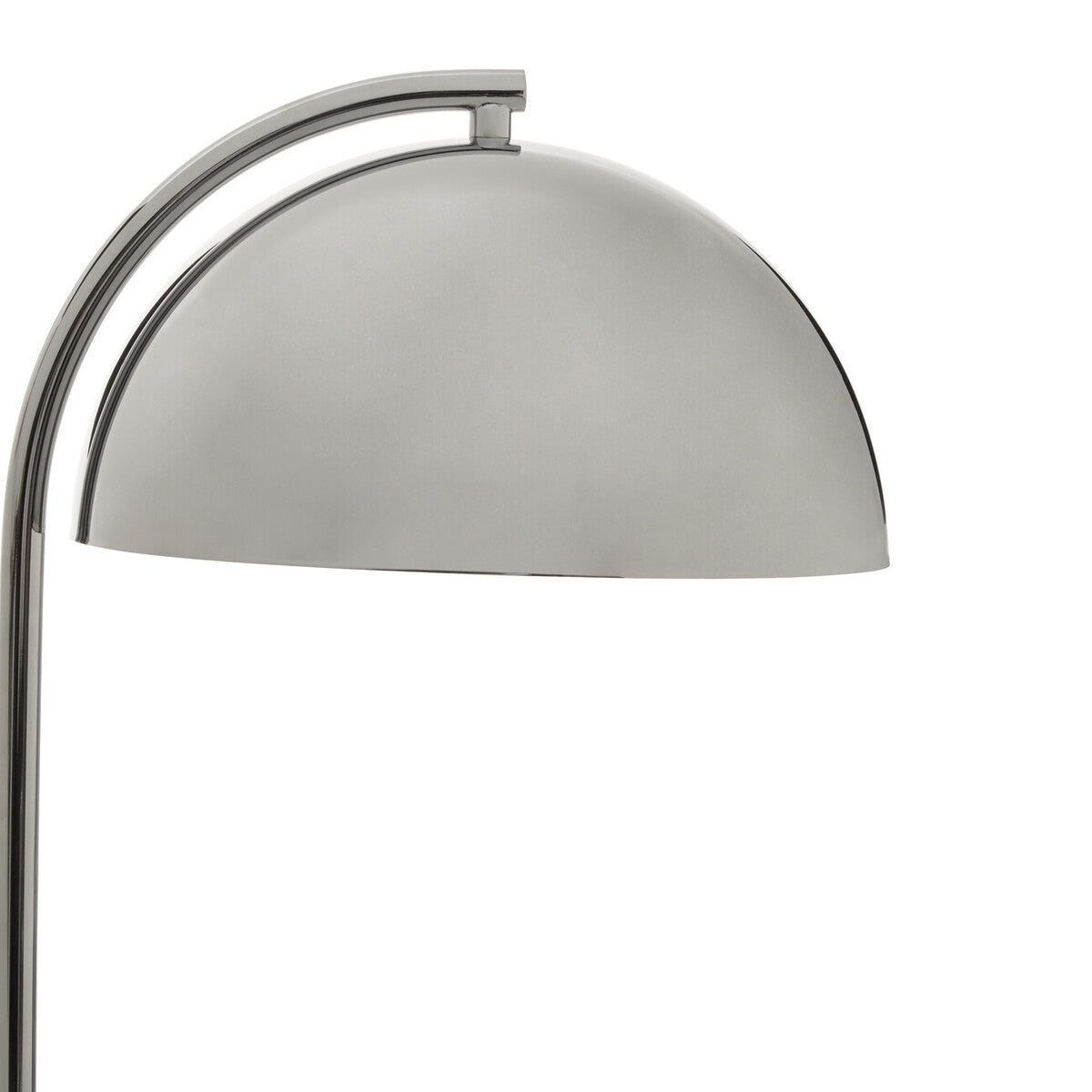 Orsina Murdoch Modern Chrome Table Lamp with Grey Marble Base
