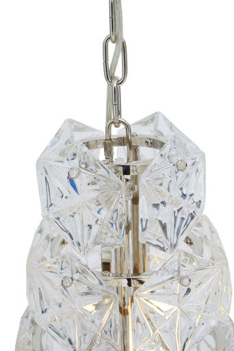 Orsina Helena Tiered Glass Chandelier – Silver Metal 12-Light