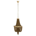Orsina Chain Antique Brass Chandelier – 6-Light Vintage Statement Lamp