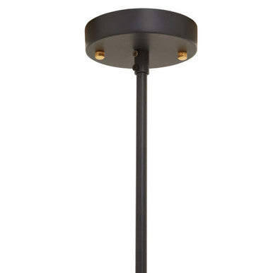Orsina Grosvenor 6-Bulb Geometric Pendant Light | Black and Gold