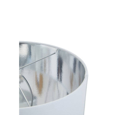 Orsina Eben Marble Table Lamp | Modern White Stone with Ivory Shade