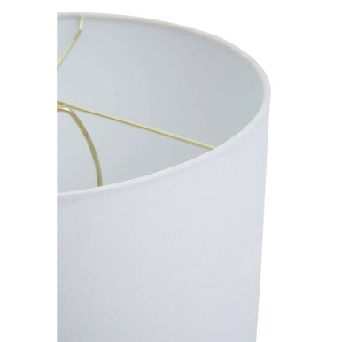 Orsina Black Marble Table Lamp | Gold Base & Ivory Drum Shade