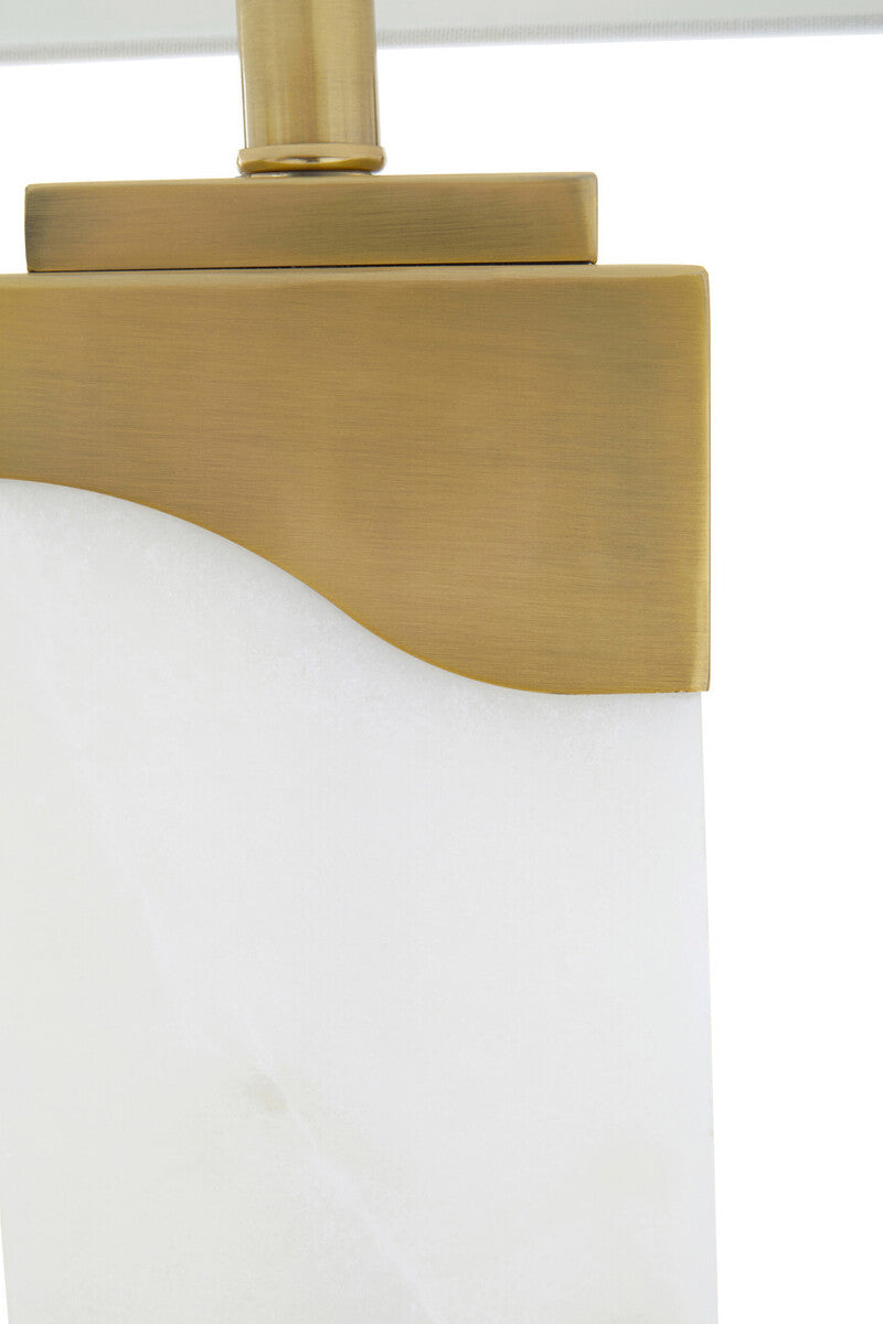 Orsina Edith Table Lamp – White Marble and Gold Luxury Lighting