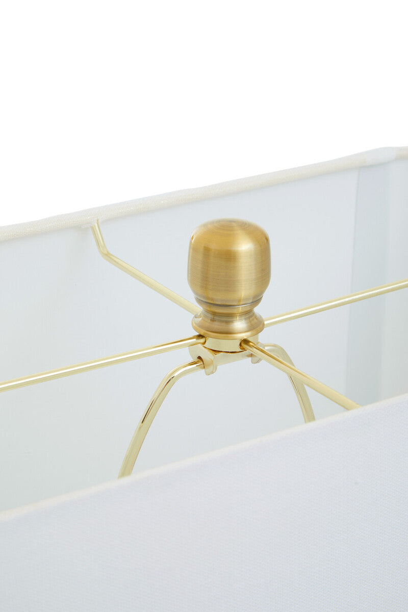 Orsina Edith Table Lamp – White Marble and Gold Luxury Lighting
