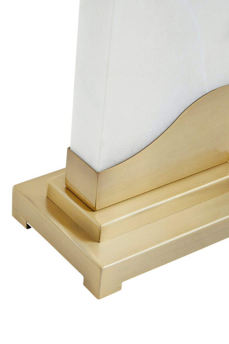 Orsina Edith Table Lamp – White Marble and Gold Luxury Lighting
