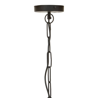 Orsina Preston Matte Black Pendant Light – Industrial Glass Lantern